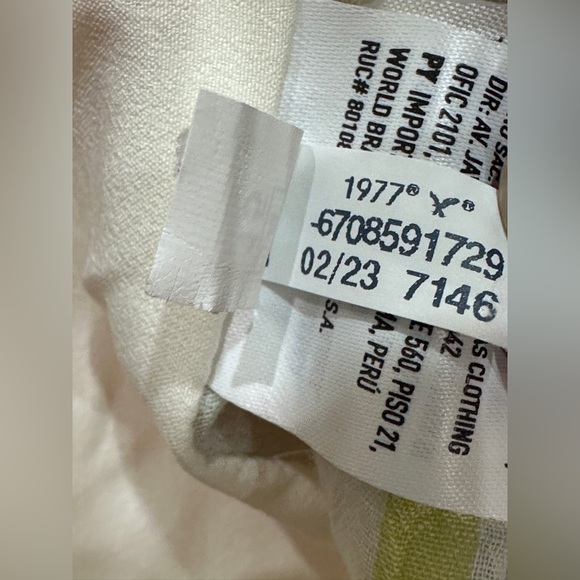 American Eagle Striped Ruched Halter Midi Dress | M | Cotton Lined Tiered - Picture 14 of 16